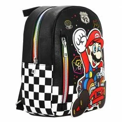 Bioworld Nintendo Mario Kart Rainbow Road Mini Backpack