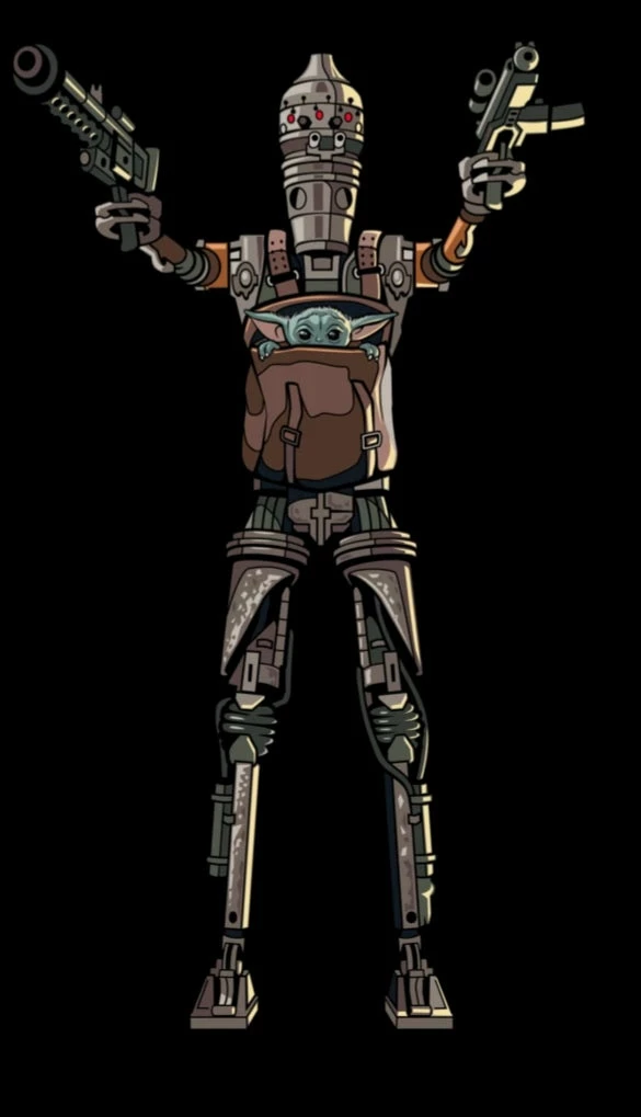 Promo β FiGPiN Star Wars The Mandalorian IG-11 With The Child 𧨠4 FiGPiN Star Wars The Mandalorian IG-11 With The Child