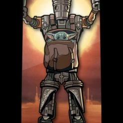 Promo β FiGPiN Star Wars The Mandalorian IG-11 With The Child 𧨠7 FiGPiN Star Wars The Mandalorian IG-11 With The Child