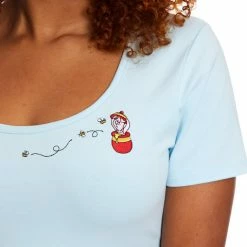 Best Sale ๐งจ Stitch Shoppe By Loungefly Disney Winnie The Pooh Piglet In Honey Pot "Kelly" Fashion Top ๐ Shirt In Stock ๐ 26 Stitch Shoppe By Loungefly Disney Winnie The Pooh Piglet In Honey Pot