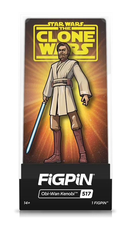 Top 10 π FiGPiN Star Wars The Clone Wars Obi-Wan Kenobi π 4 FiGPiN Star Wars The Clone Wars Obi-Wan Kenobi