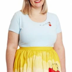 Best Sale ๐งจ Stitch Shoppe By Loungefly Disney Winnie The Pooh Piglet In Honey Pot "Kelly" Fashion Top ๐ Shirt In Stock ๐ 19 Stitch Shoppe By Loungefly Disney Winnie The Pooh Piglet In Honey Pot
