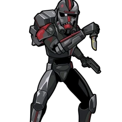 Brand new 𧨠FiGPiN Star Wars The Bad Batch Hunter ⨠7 FiGPiN Star Wars The Bad Batch Hunter