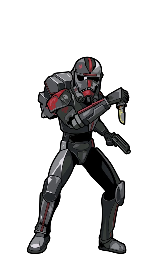 Brand new 𧨠FiGPiN Star Wars The Bad Batch Hunter ⨠5 FiGPiN Star Wars The Bad Batch Hunter