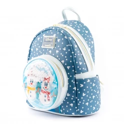 Loungefly Disney Snowman Mickey & Minnie Snow Globe Mini Backpack
