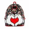 Loungefly Disney Mickey & Minnie Heart Hands Mini Backpack