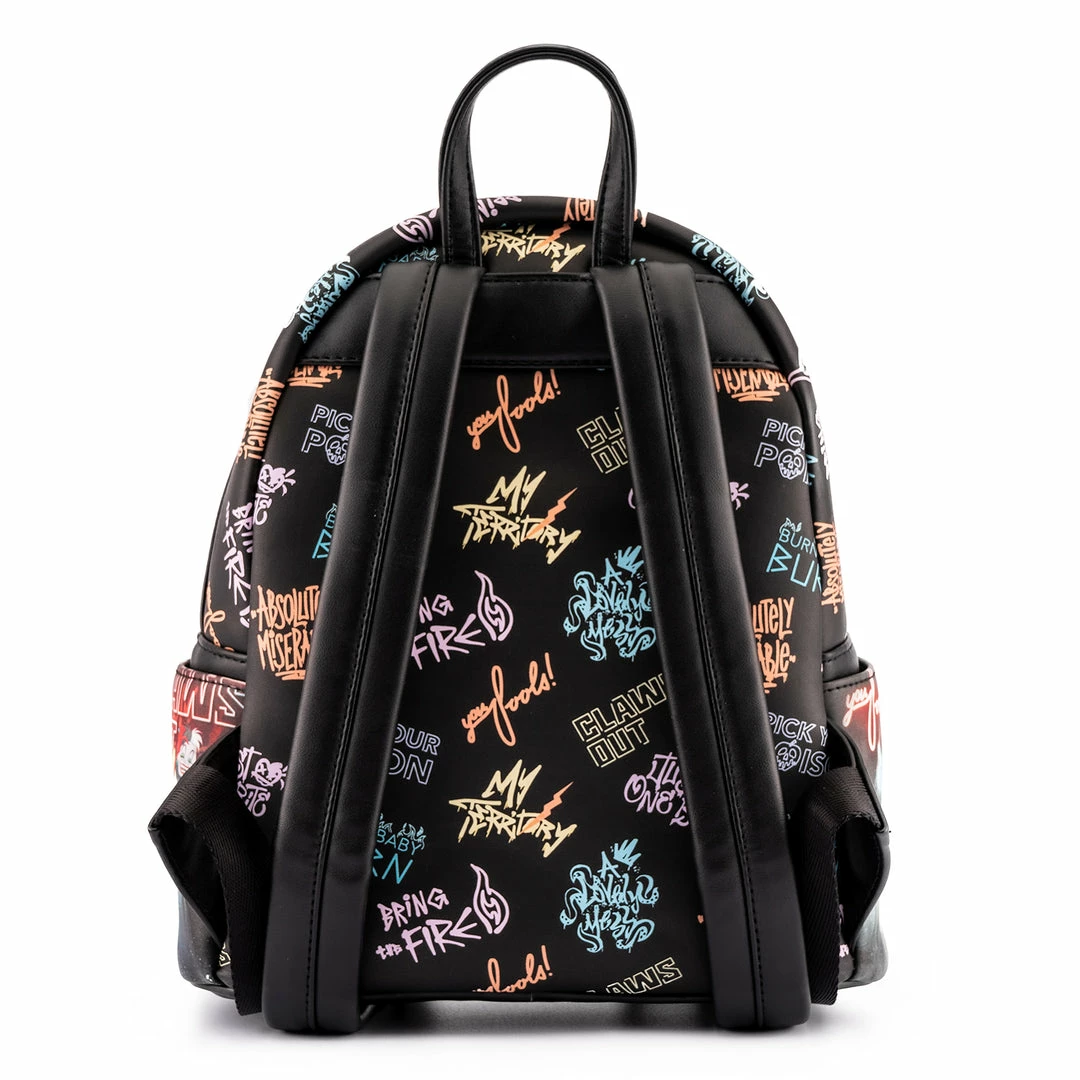 Budget π Loungefly Disney Villains Club AOP Mini π Backpack π 7 Loungefly Disney Villains Club AOP Mini Backpack