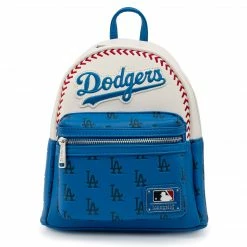 Exclusives (COMING SOON) Grotto Treasures Exclusive - Loungefly MLB Los Angeles Dodgers Baseball Seam Stitch Mini Backpack