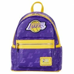 Loungefly NBA Los Angeles Lakers Logo AOP Mini Backpack