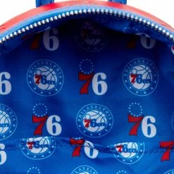 Loungefly NBA Philly 76ers Logo Mini Backpack