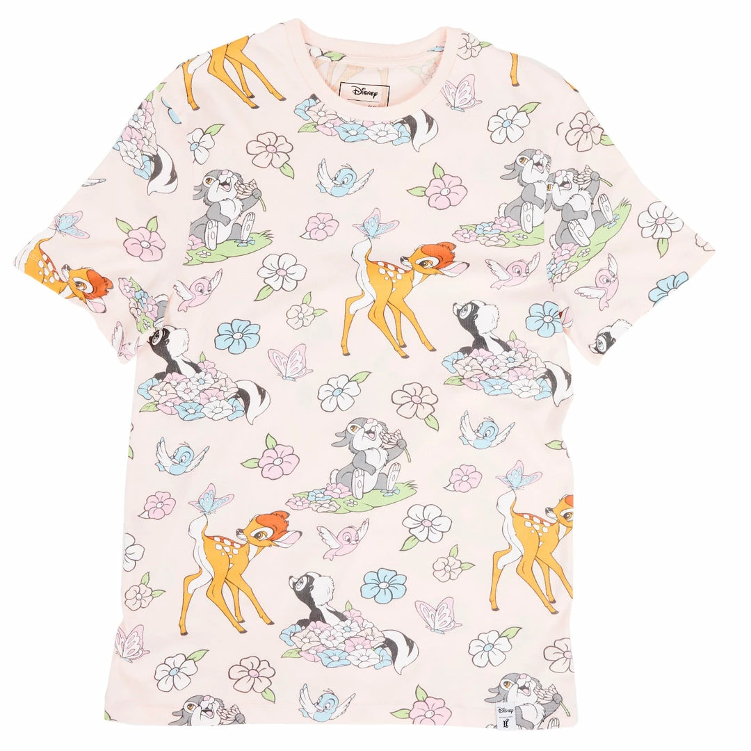 Cheap π― Loungefly Disney Bambi Springtime Print Tee In Stock β 3 Loungefly Disney Bambi Springtime Print Tee In Stock
