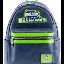 Loungefly NFL Seattle Seahawks AOP Logo Mini Backpack