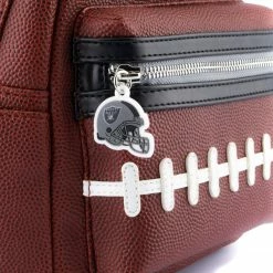 Loungefly NFL Las Vegas Raiders Pigskin Logo Mini Backpack