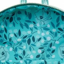 Loungefly Pokemon Metallic Bulbasaur Cosplay Mini Backpack