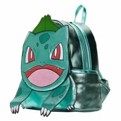 Loungefly Pokemon Metallic Bulbasaur Cosplay Mini Backpack