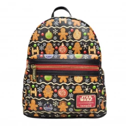 Exclusives Grotto Treasures Exclusive - Loungefly Star Wars Gingerbread AOP Mini Backpack