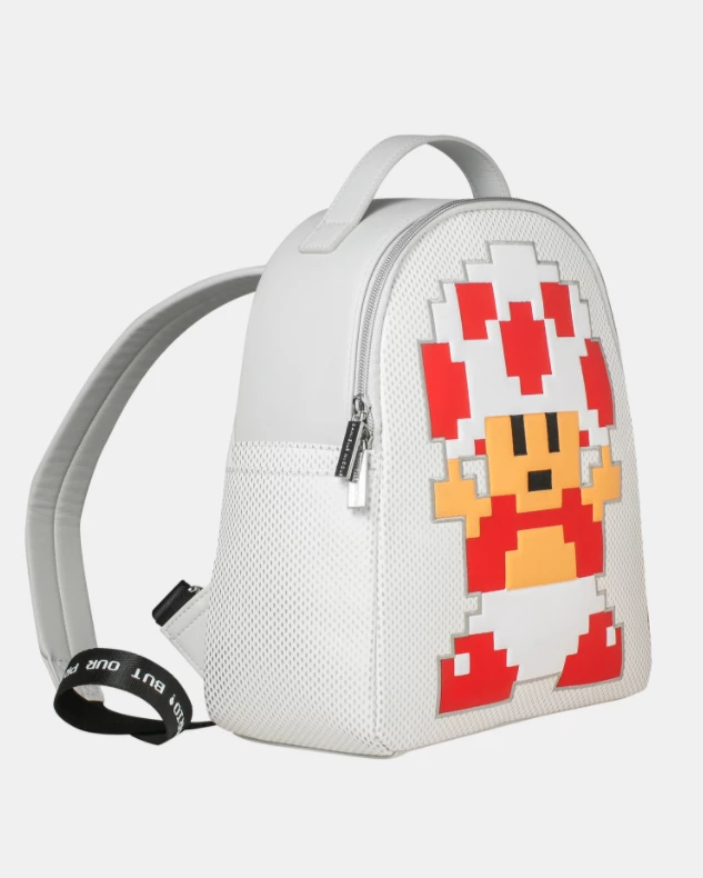 Hot Sale ๐ Danielle Nicole Nintendo Super Mario Toad Mini ๐ Backpack ๐ 3 Danielle Nicole Nintendo Super Mario Toad Mini Backpack