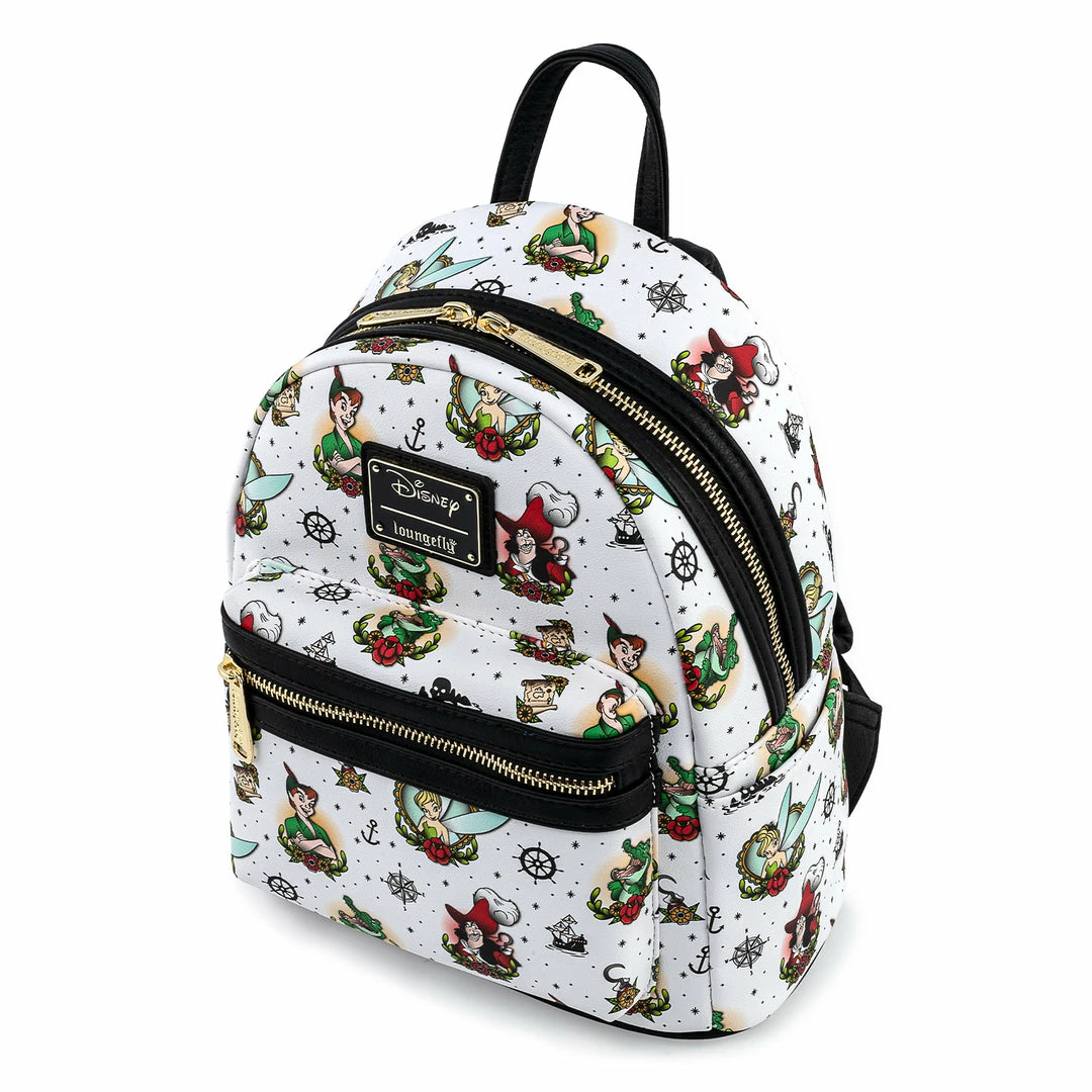 Flash Sale 🎉 Grotto Treasures Exclusive - Loungefly Disney Peter Pan Tattoo Print Mini 🎒 Backpack Exclusives 🌟 4 Grotto Treasures Exclusive - Loungefly Disney Peter Pan Tattoo Print Mini Backpack Exclusives