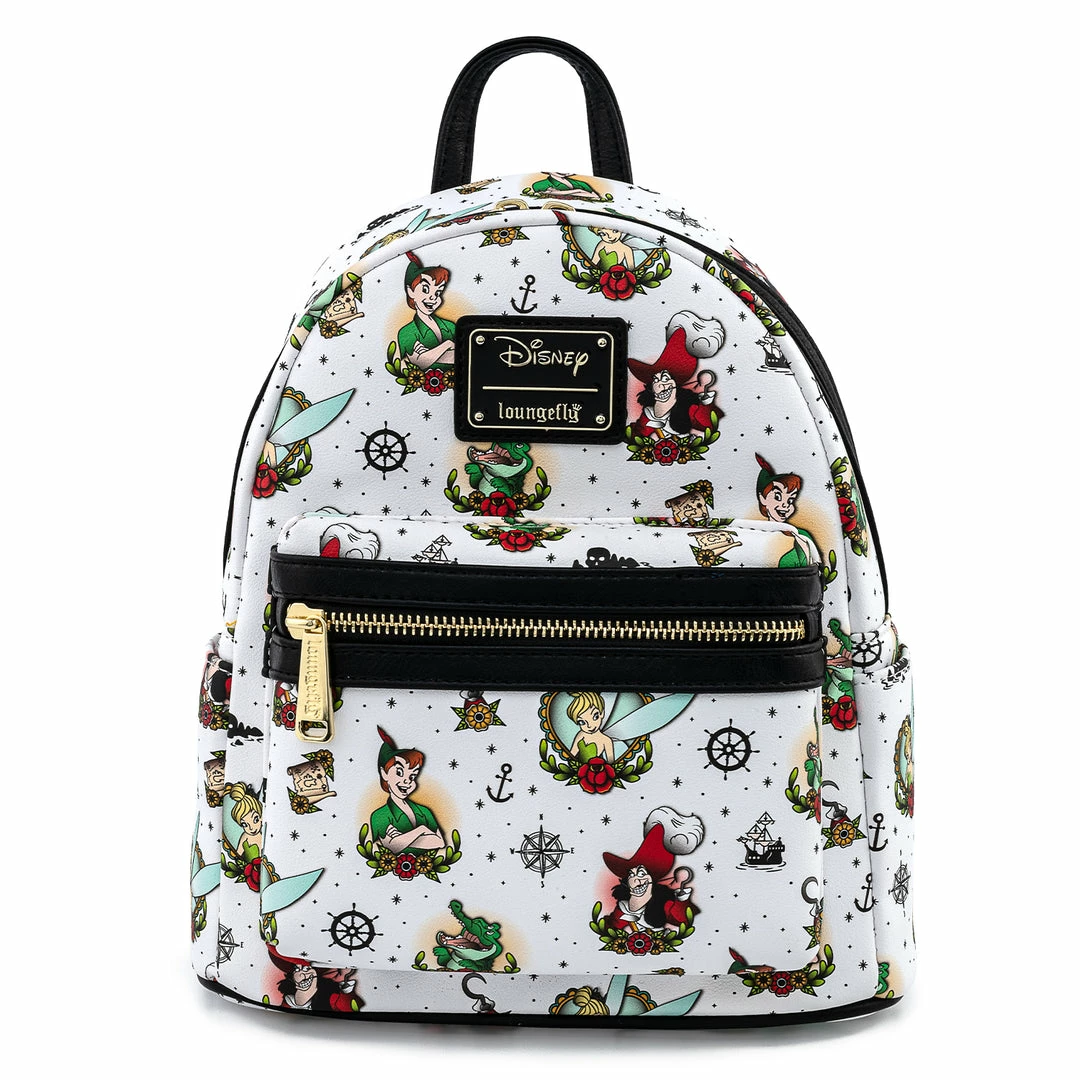 Flash Sale 🎉 Grotto Treasures Exclusive - Loungefly Disney Peter Pan Tattoo Print Mini 🎒 Backpack Exclusives 🌟 3 Grotto Treasures Exclusive - Loungefly Disney Peter Pan Tattoo Print Mini Backpack Exclusives