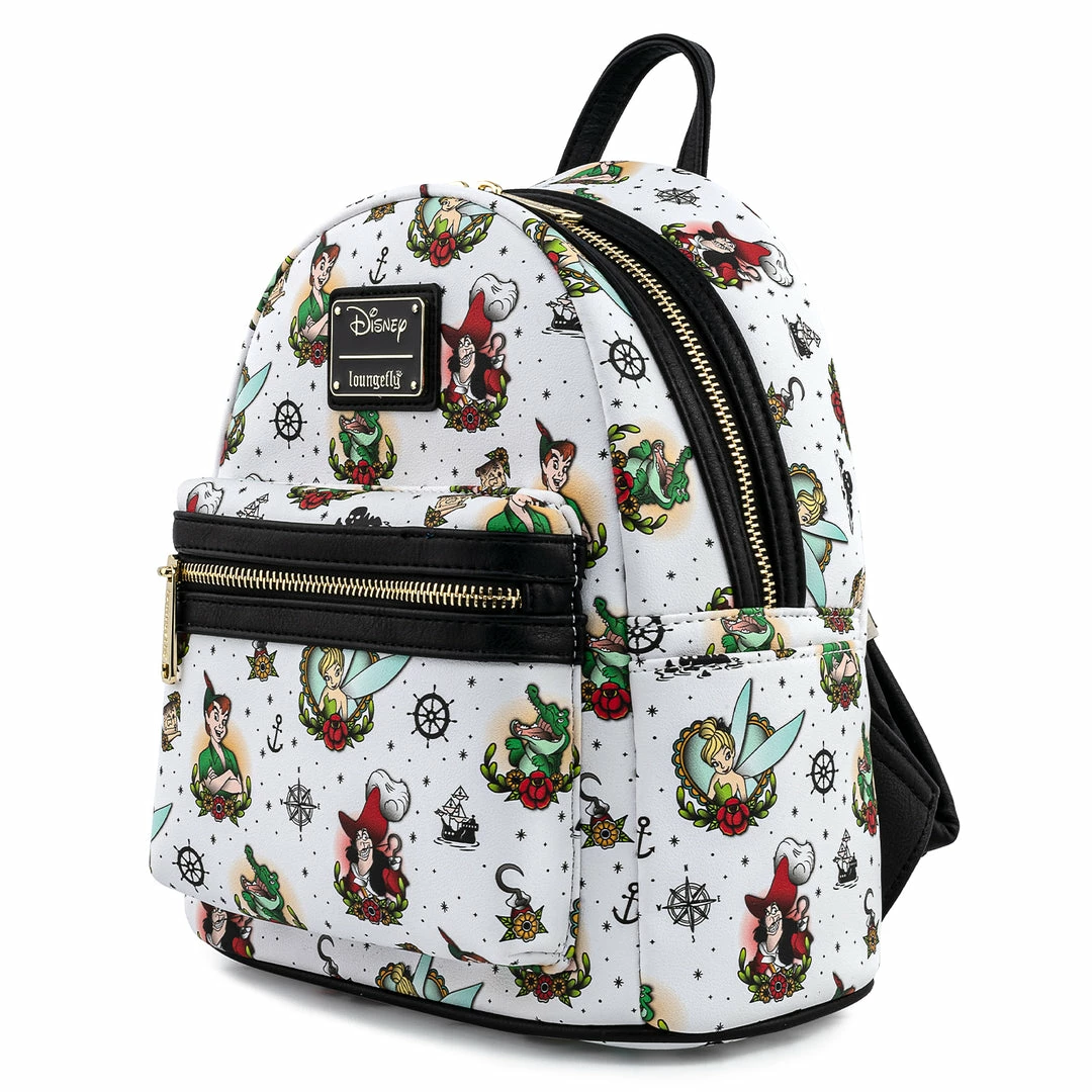Flash Sale 🎉 Grotto Treasures Exclusive - Loungefly Disney Peter Pan Tattoo Print Mini 🎒 Backpack Exclusives 🌟 7 Grotto Treasures Exclusive - Loungefly Disney Peter Pan Tattoo Print Mini Backpack Exclusives