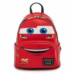 Grotto Treasures Exclusive - Loungefly Disney Pixar Cars Lightning McQueen Cosplay Mini Backpack Exclusives