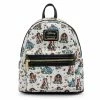 *FLAWED* Grotto Treasures Exclusive - Loungefly Disney Aladdin Tattoo AOP Mini Backpack