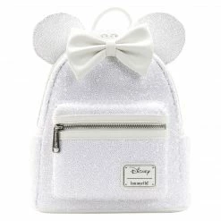 Loungefly Disney Minnie Sequin Wedding Mini Backpack