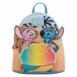 Pre-orders/Coming Soon (COMING SOON) Loungefly Disney Lilo & Stitch Snow Cone Date W/Angel Mini Backpack