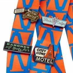 Loungefly Disney Pixar Cars Radiator Springs Lanyard W/Pins
