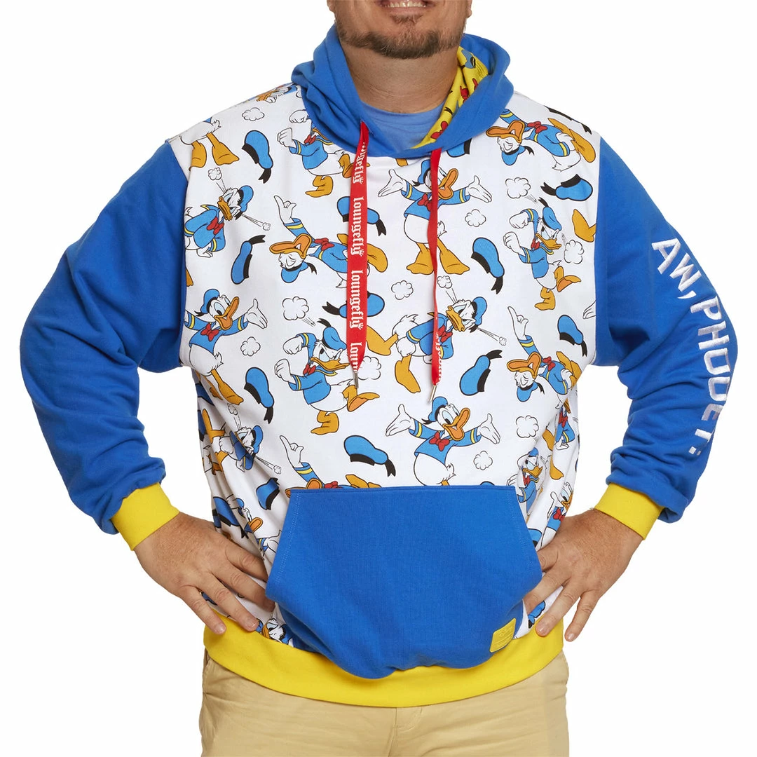 Deals ๐ In Stock Loungefly Disney Donald Duck Hoodie ๐ 3 In Stock Loungefly Disney Donald Duck Hoodie