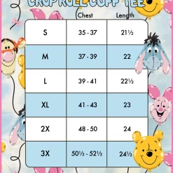 In Stock Loungefly Disney Winnie The Pooh & Friends Balloons Crop Blue Tee