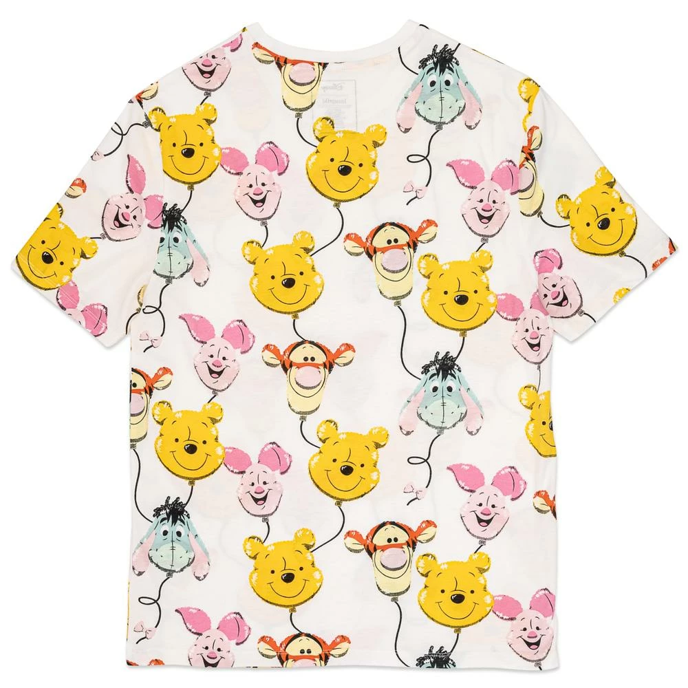 Cheap ๐ Loungefly Disney Winnie The Pooh & Friends Balloons Print Tee In Stock ๐ 3 Loungefly Disney Winnie The Pooh & Friends Balloons Print Tee In Stock