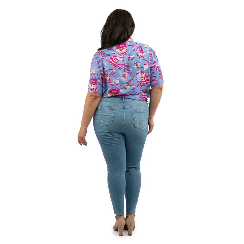 Flash Sale ๐ฅฐ Loungefly Disney Alice In Wonderland Cheshire Cat Camp ๐ Shirt ๐ 10 Loungefly Disney Alice In Wonderland Cheshire Cat Camp Shirt