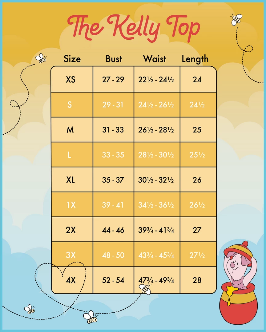 Best Sale ๐งจ Stitch Shoppe By Loungefly Disney Winnie The Pooh Piglet In Honey Pot "Kelly" Fashion Top ๐ Shirt In Stock ๐ 17 Stitch Shoppe By Loungefly Disney Winnie The Pooh Piglet In Honey Pot "Kelly" Fashion Top Shirt In Stock