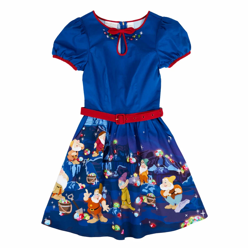 Brand new ❤️ In Stock Stitch Shoppe By Loungefly Disney Snow White "Lauren" 👗 Dress 👍 3 In Stock Stitch Shoppe By Loungefly Disney Snow White "Lauren" Dress
