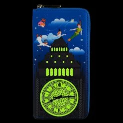 Loungefly Disney Peter Pan Glow Clock Wallet