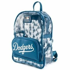 (COMING SOON) Grotto Treasures Shared Exclusive - Loungefly MLB Los Angeles Dodgers Clear Mini Backpack