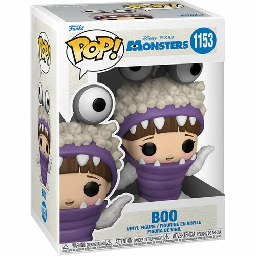 Brand new π Funko Disney Pixar Monsters Inc 20th Anniversary Boo W/Hood Up Pop! Vinyl Figure 𧨠3 Funko Disney Pixar Monsters Inc 20th Anniversary Boo W/Hood Up Pop! Vinyl Figure