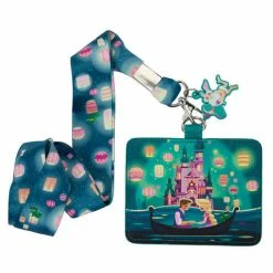 Loungefly Disney Tangled Lanterns Lanyard With Cardholder